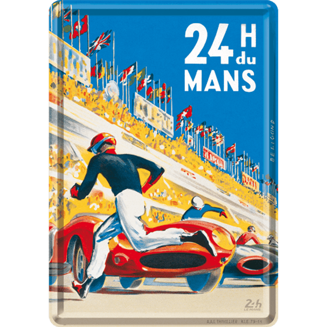 Hovedbilde 24h Le Mans - Racing Poster Blue
