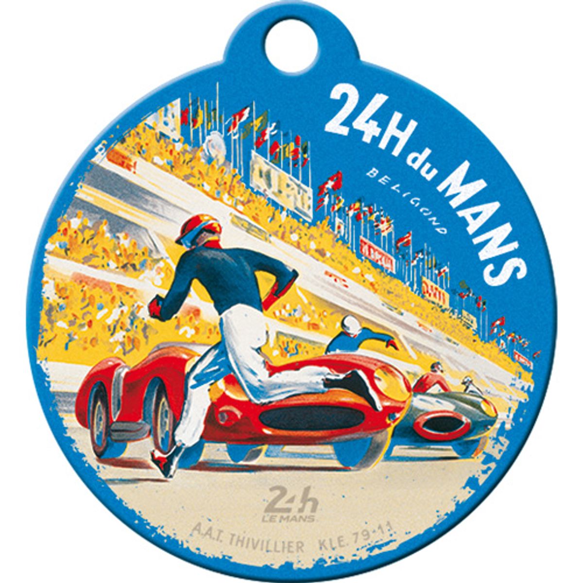24h Le Mans - Racing Poster Blue