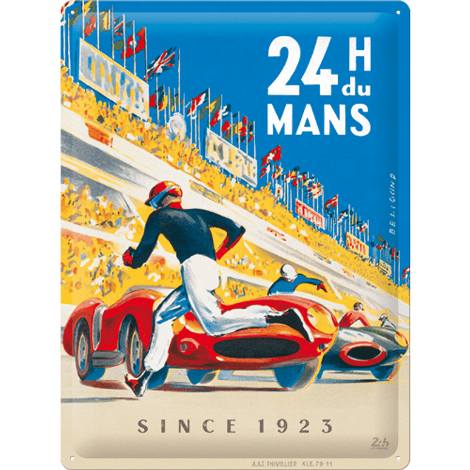 Hovedbilde 24h Le Mans - Racing Poster Blue